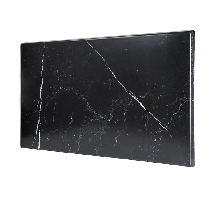 Modern 1200X700MM Black Marble Outdoor Dining Table Cafe Hotel Bedroom Furniture Werzalit Wood Waterproof Home Furniture Antique