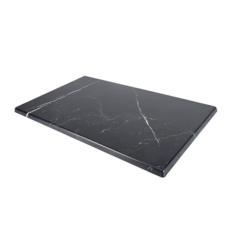 Modern 1200X700MM Black Marble Outdoor Dining Table Cafe Hotel Bedroom Furniture Werzalit Wood Waterproof Home Furniture Antique