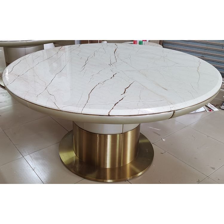 Adjustable luxury Fashionable modern metal stainless steel coffee tables for Living Room Furniture