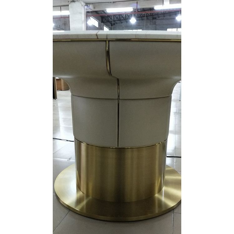 Adjustable luxury Fashionable modern metal stainless steel coffee tables for Living Room Furniture