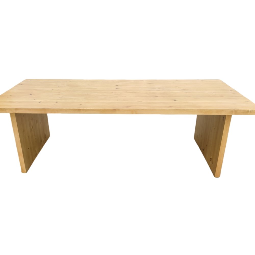 Modern Farmhouse Table Solid Pine Wood Tables for Event Wedding High Quality