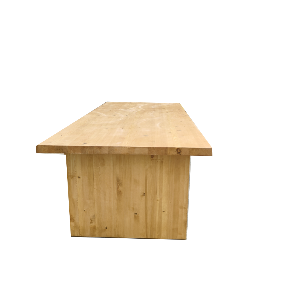 Modern Farmhouse Table Solid Pine Wood Tables for Event Wedding High Quality