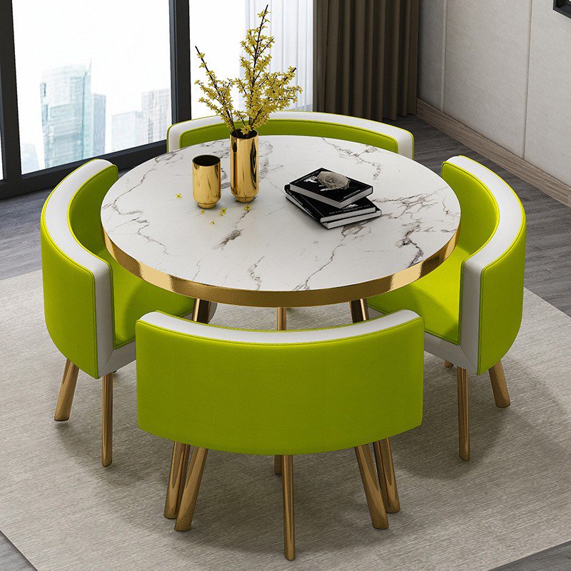 New Design Home Furniture Solid Wood Classic Dinner House Round Rotating Dining Table