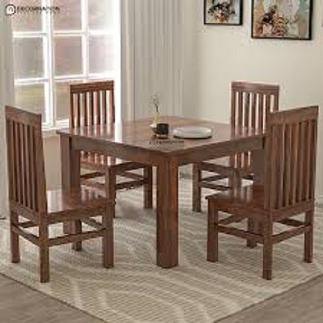 2022 YUJUN Furniture 3-Piece Dining Room Wooden Kitchen Table and Pu Cushion Chair Sets for Small Sp