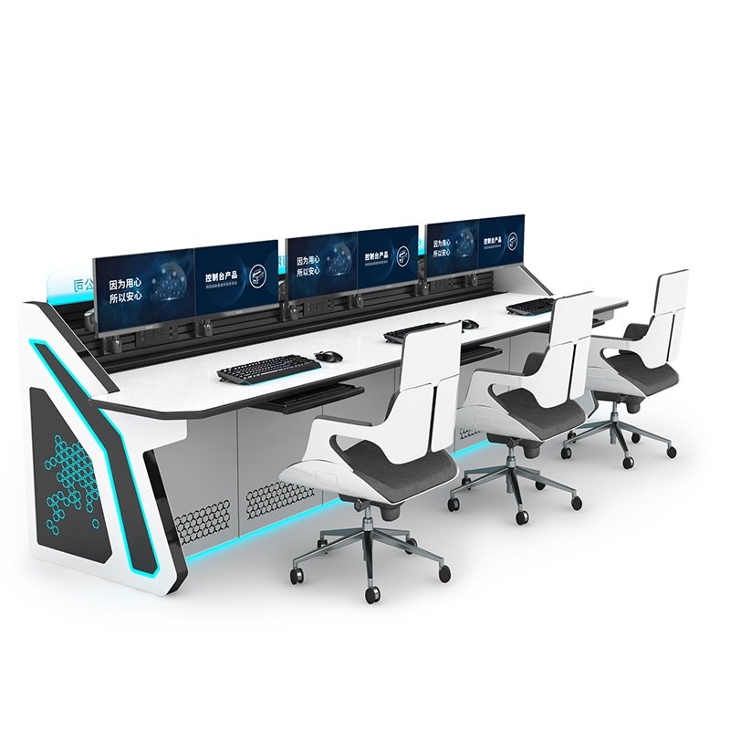 Kehua Fuwei Custom Control Room Furniture Audio Control Room Control Consoles 911 Dispatch Consoles Trading Desk Table