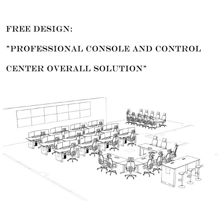 Kehua Fuwei Custom Control Room Furniture Audio Control Room Control Consoles 911 Dispatch Consoles Trading Desk Table