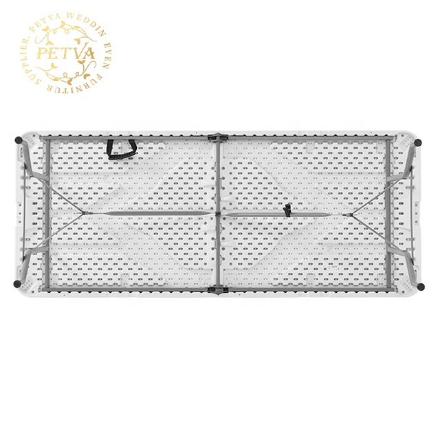 Outdoor 180cm long rectangular folding table event carden used