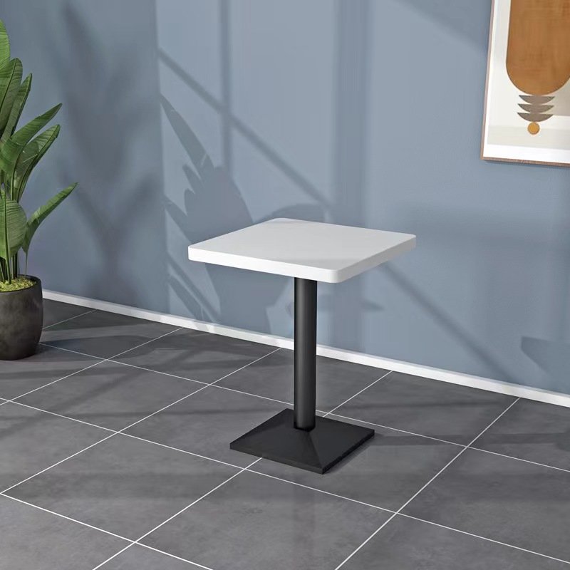 New design plastic coffee table restaurant home dining room round pp table occasional table