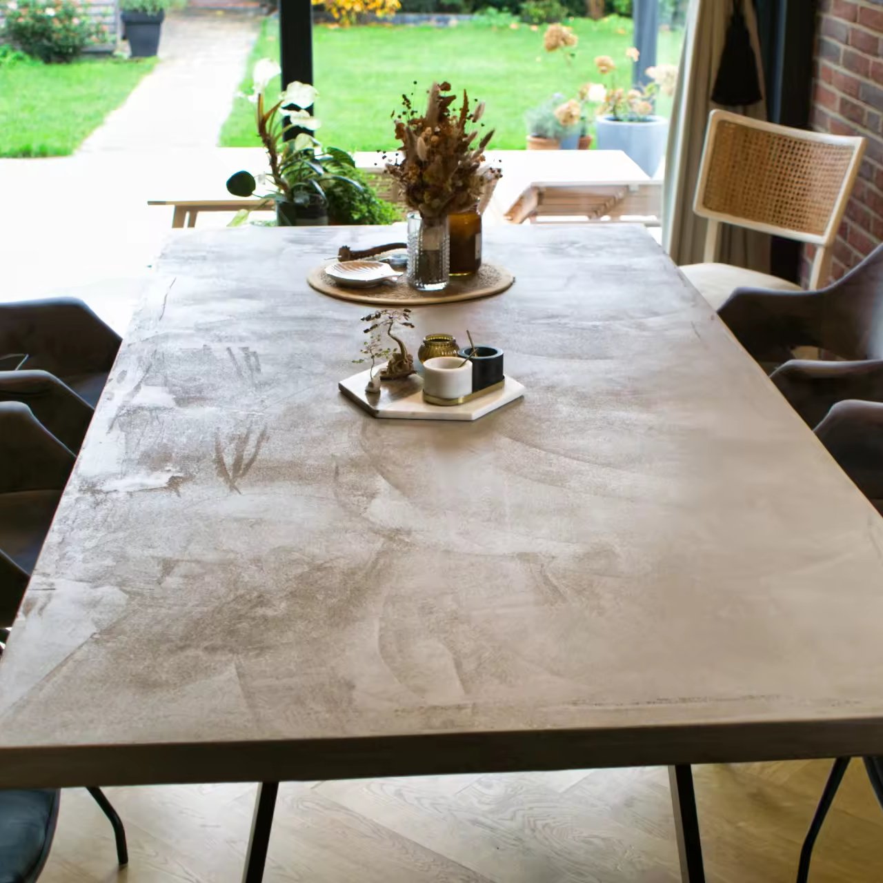 Wholesale new simple style modern for living room furniture cement concrete coffee side table