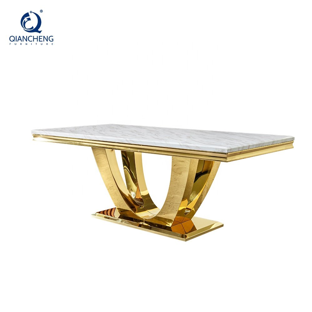 Wholesale dubai top luxury 5 star hotel lobby restaurant commercial furniture manufacturer foshan metal dining room table chair