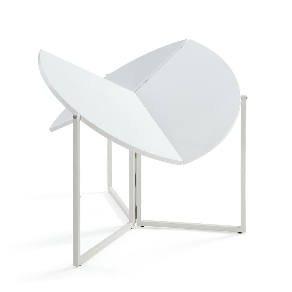 round foldable table folding dining table space saving home furniture