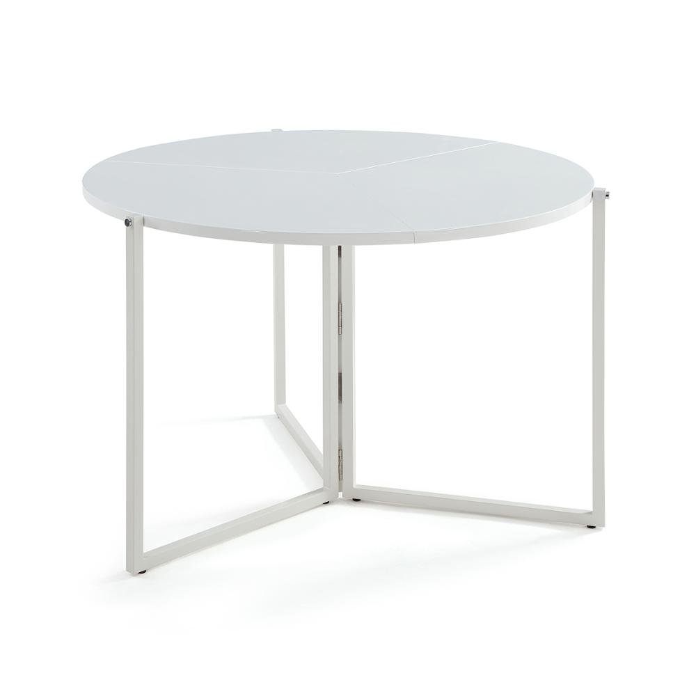 round foldable table folding dining table space saving home furniture