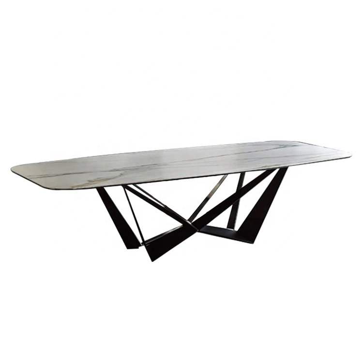 American style Solid Wood restaurant home furniture pine wooden fine dining Table top with metal legs