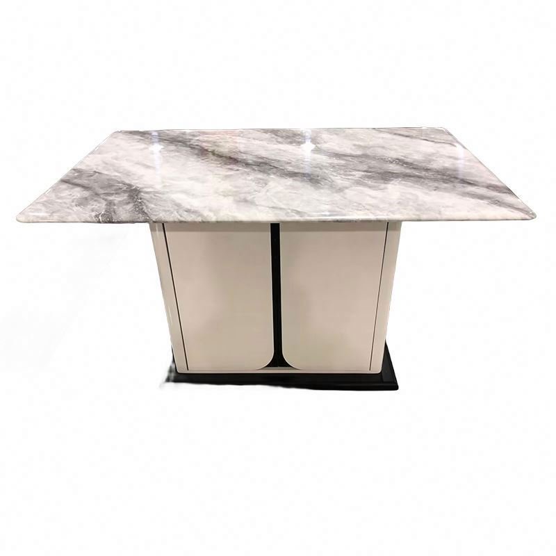 Nordic internet celebrity slate dining table for home small apartment table and chair combination