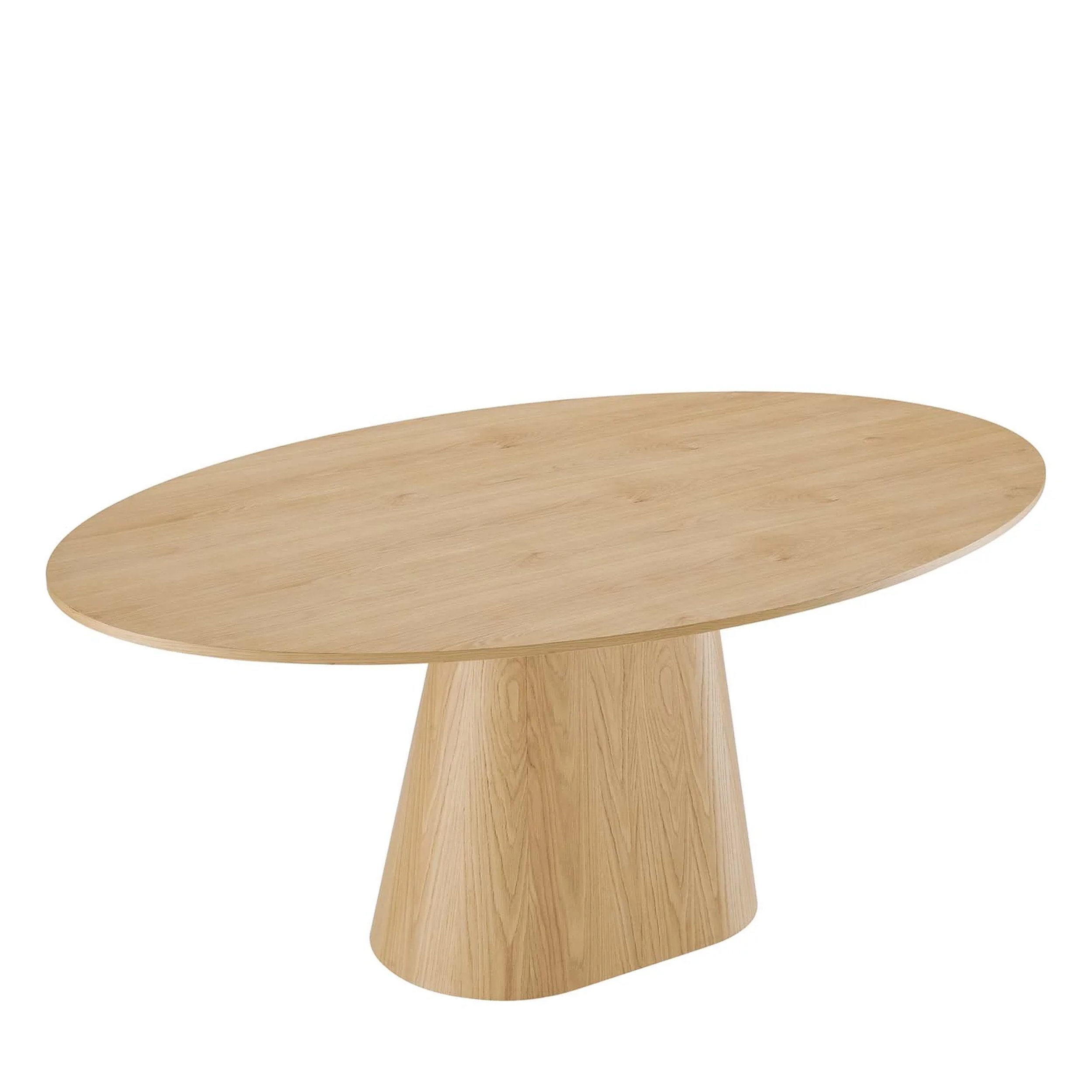 Oval Dining Table Natural Solid Teak Wood Best Quality - Safira