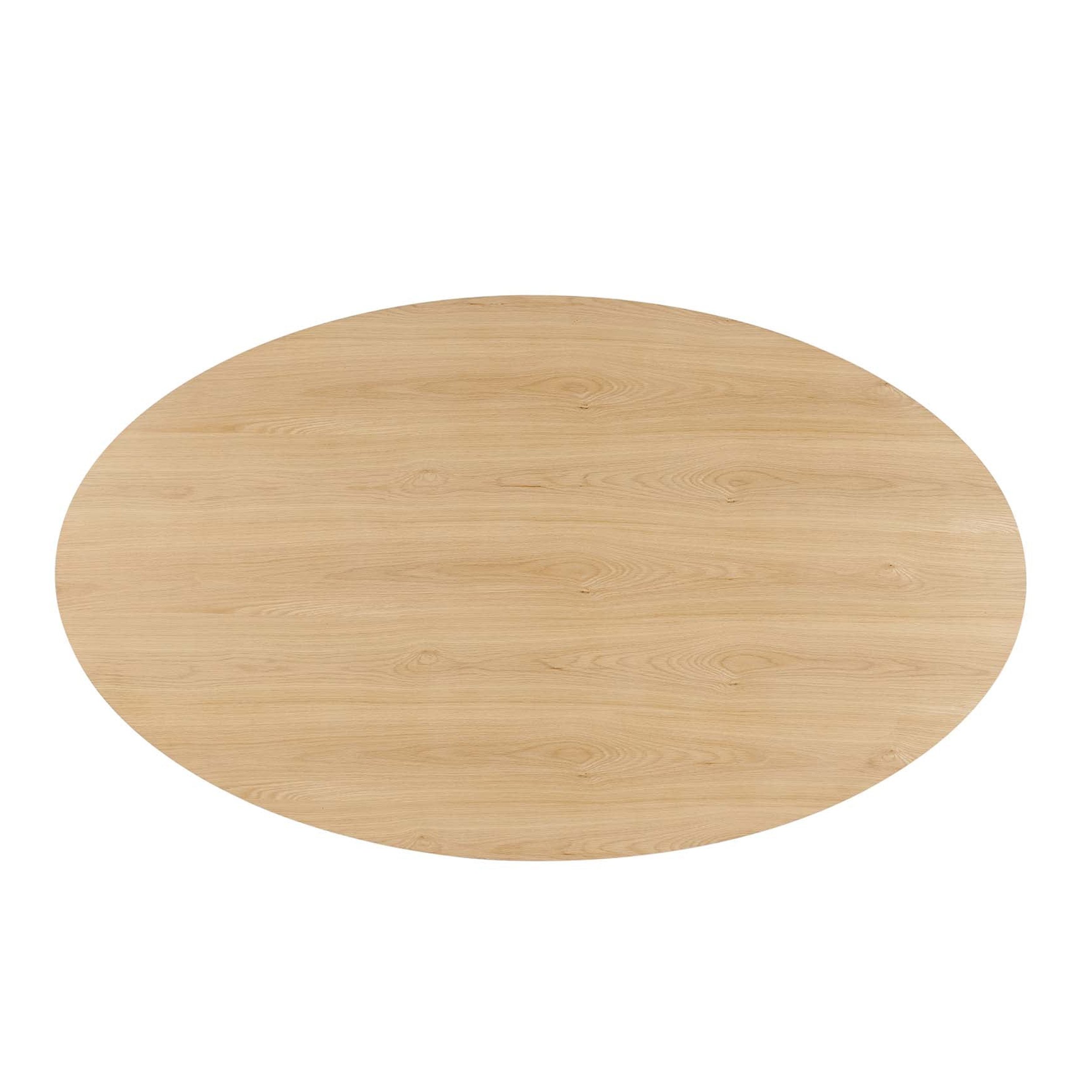 Oval Dining Table Natural Solid Teak Wood Best Quality - Safira