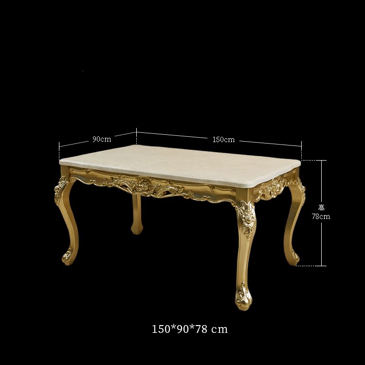 Italy Master Design Luxury Home Use Dining Table European Marble Stone Top Wooden Base Dinner Table Sets Dining Room Furniture