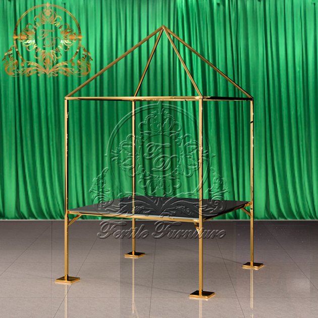 Dome Dining Table Luxury Crystal Hanging Rectangle Wedding Table