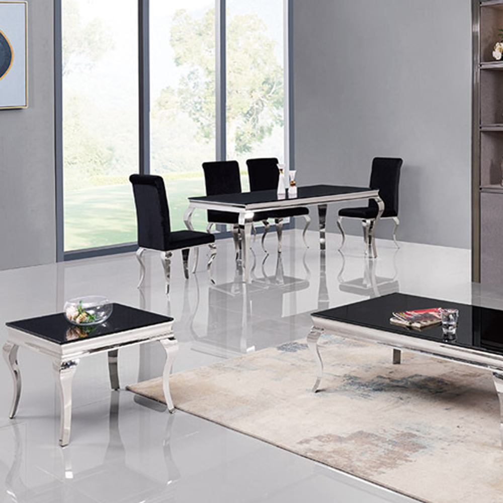 New Design Luxury Customized Rectangular 8 Seater Metal Stone Italian Modern Dinning Tables Luxury Marble Dining Tables