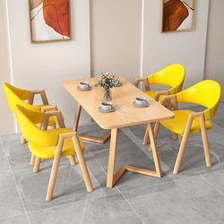 Table: 120*60*75 cm Chair: 55*42*78 cm