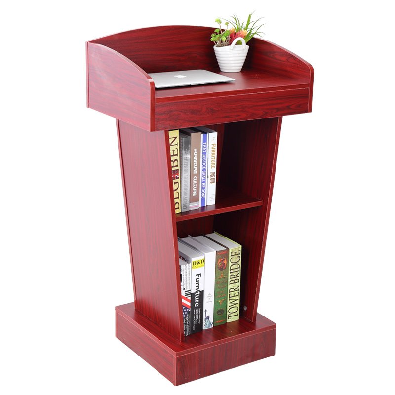 New Design Pop Sale Speech Desk Wooden Material Stage Lecture Designs Speech Table For School