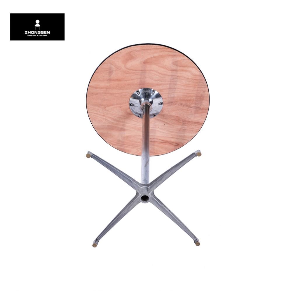 High Quality Best Sale Wooden Modern Plywood Banquet Round Dining Bar Cocktail Tables