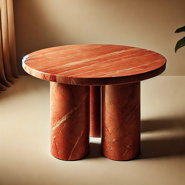 Strange Shaped Natural Stone Small Table Living Room Beautiful Texture Decorative Table Apartment Restaurant Dining Table