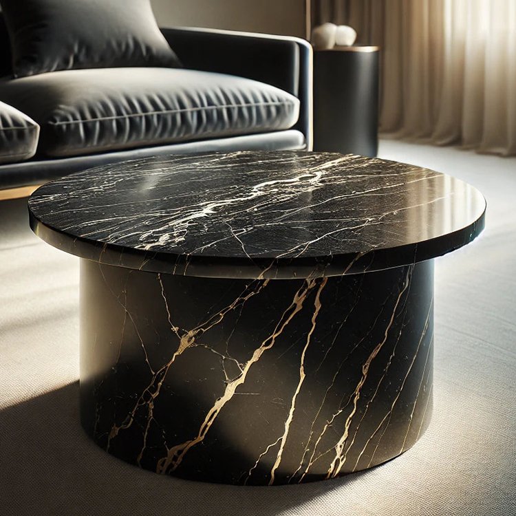 Strange Shaped Natural Stone Small Table Living Room Beautiful Texture Decorative Table Apartment Restaurant Dining Table