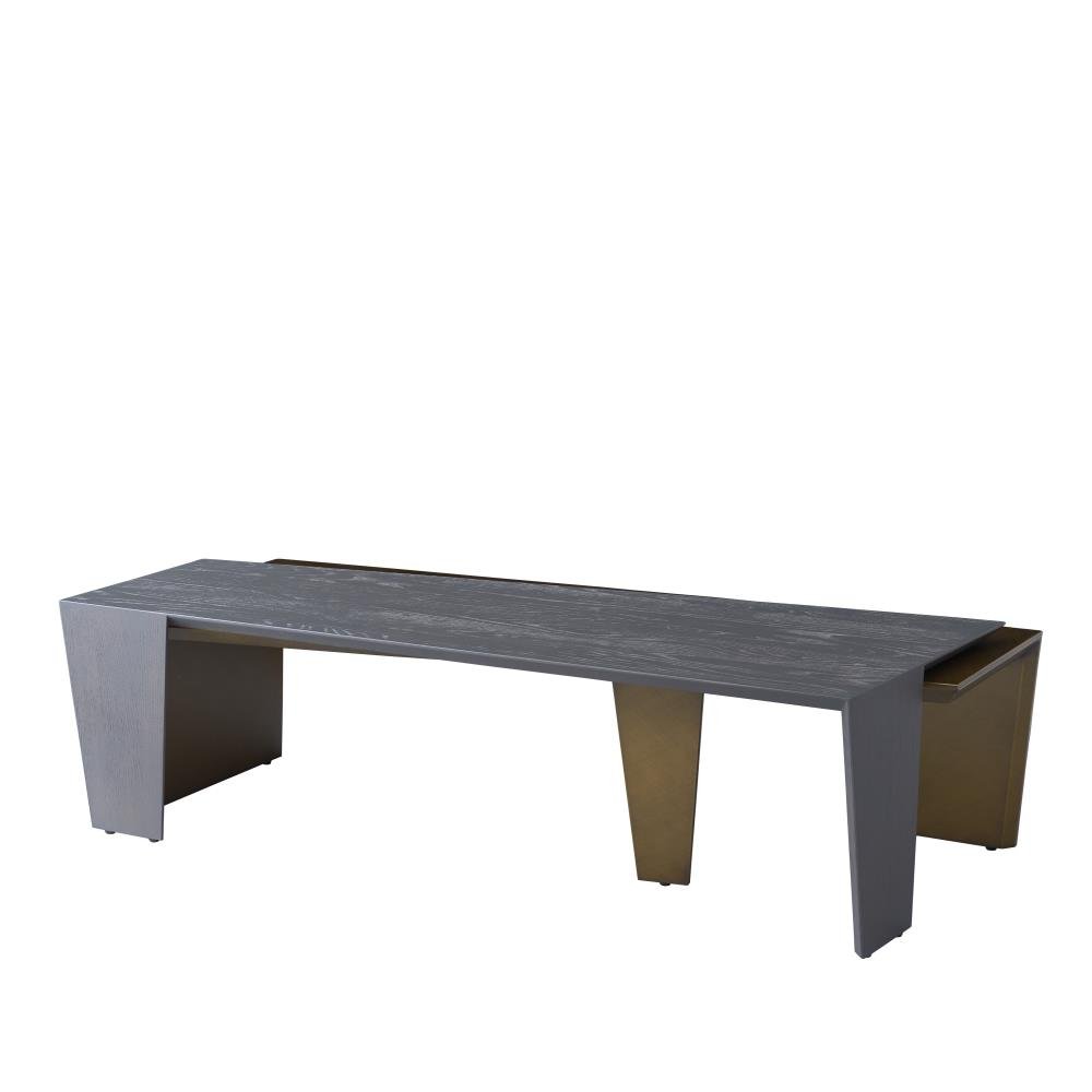 Nordic Center Wooden Tables Modern Minimalist Simple Rectangle Coffee Metal Table