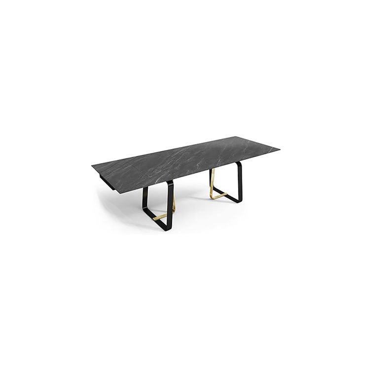 square black white glass ceramic top dining room table sets for 8