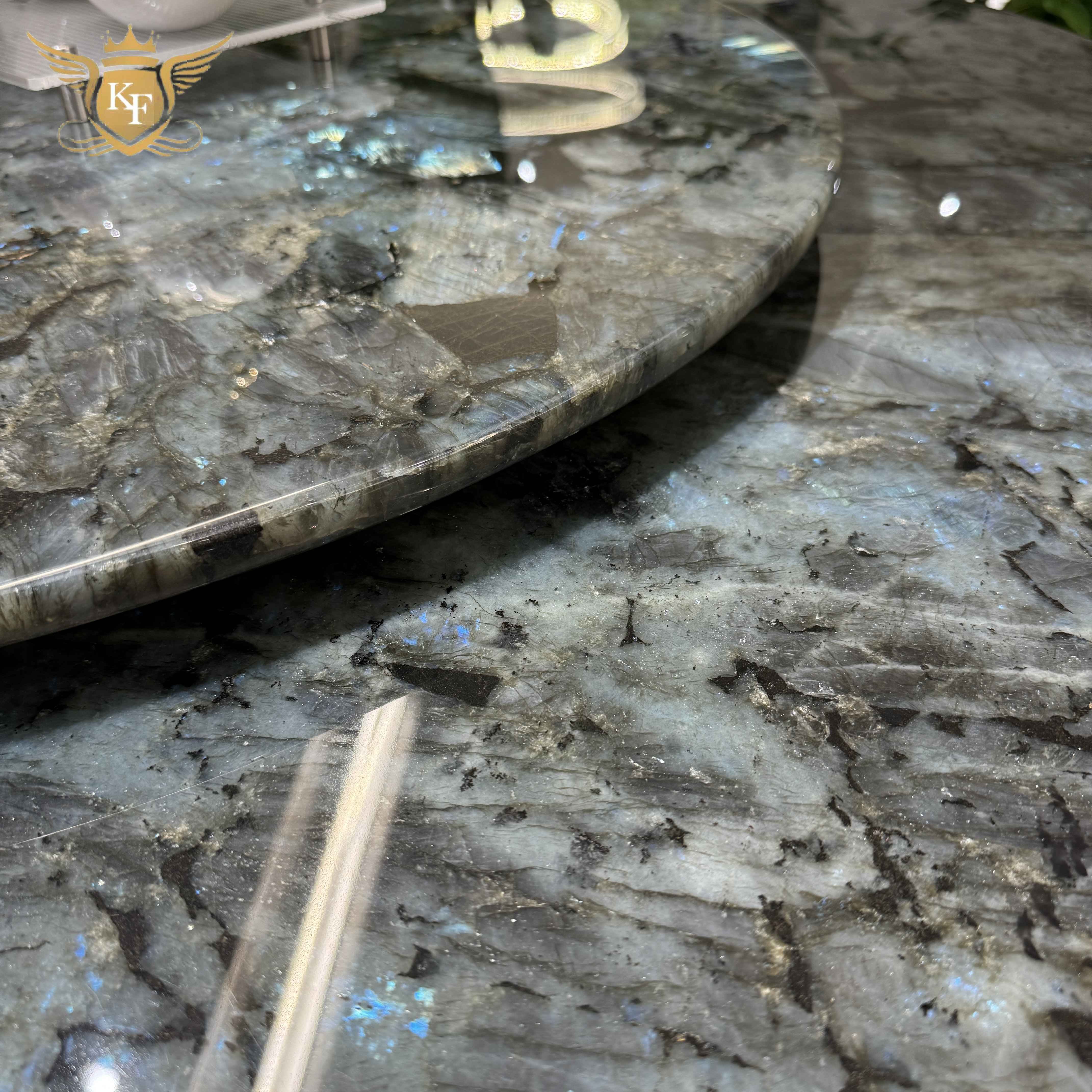 Green Stone Round Italian Luxury Big Dining Table 8 10 Modern Marble Extra Large Dining Table