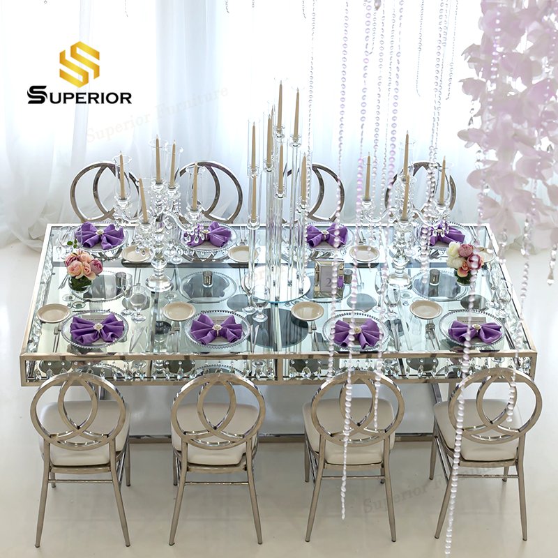 party rental furniture table mariage banquet party luxury event table and chair centres de tables