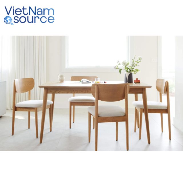 Opulent Elegance Expandable Dining Table: Solid Wood, Seats 8, Perfect for Modern Farmhouse or Luxury Dining Room Settings