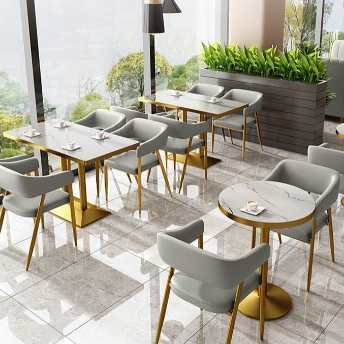 hot sale Cafe Bar Club Sofa Luxury Seating Booth, use cafeteria table 4 persons cafeteria table and chair