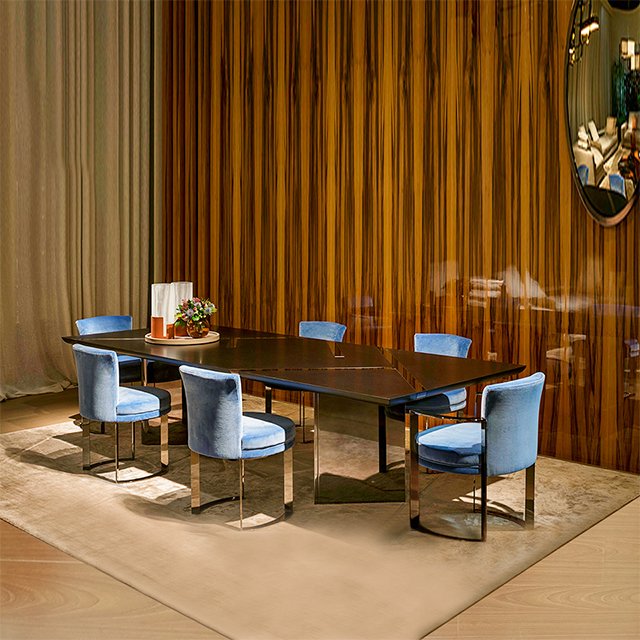 Frame Dining Table Wholesale Mesas De Jantar Marble Top Esstisch Marmor Gold Stainless Steel Dining Table Set 6 Seater