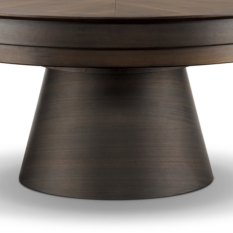 furniture Dapu New Sheen dining table new Chinese retractable dining table round dining table restaurant combination