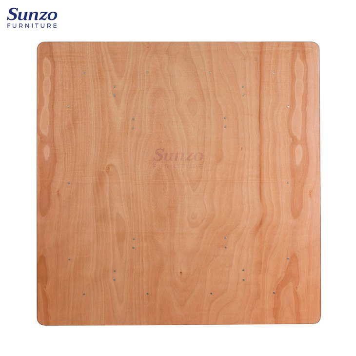 Events Used Wood Folding Square Banquet Table For Wedding Party Kitchen For Rental Wholesale SZ