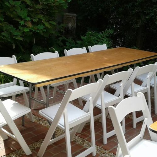 Events Used Wood Folding Square Banquet Table For Wedding Party Kitchen For Rental Wholesale SZ