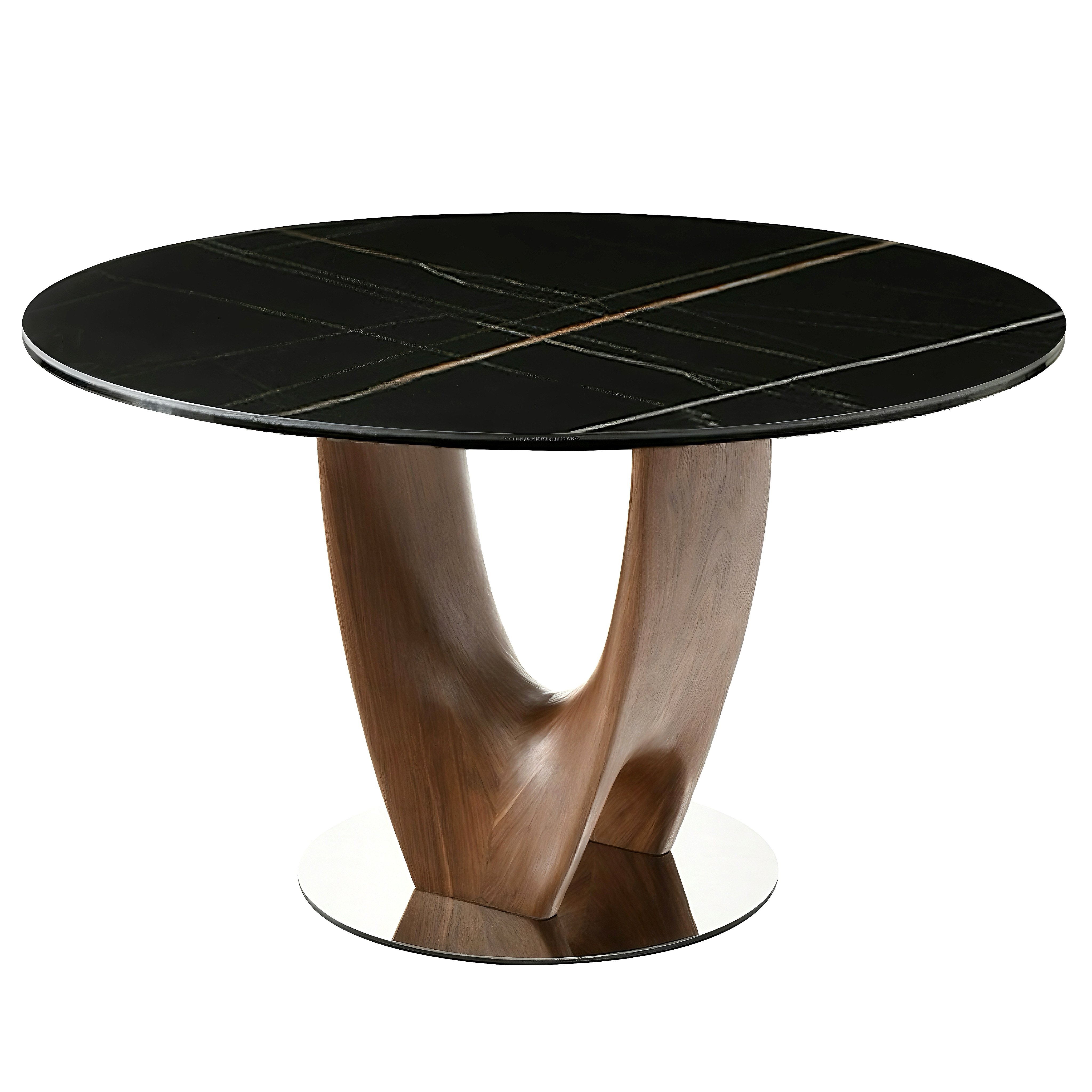 Fashionable Cheap Price Wood Material Faux Marble Top Glass Top Dining Table for Dining Room Hotel with High Quality
