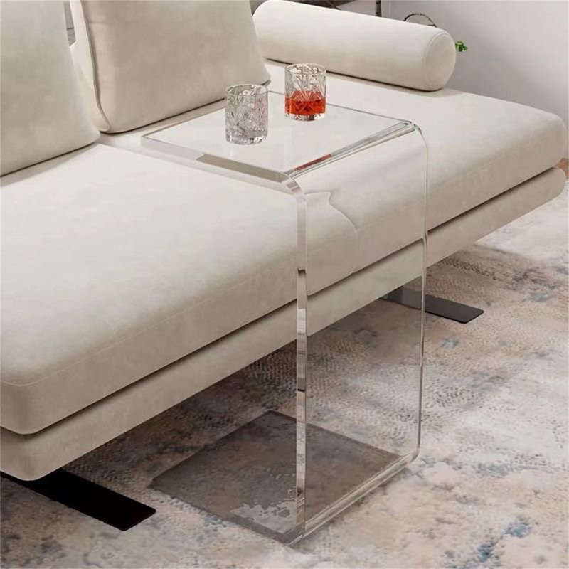 Modern Acrylic Side Table Lap Desk Coffee Table End Table