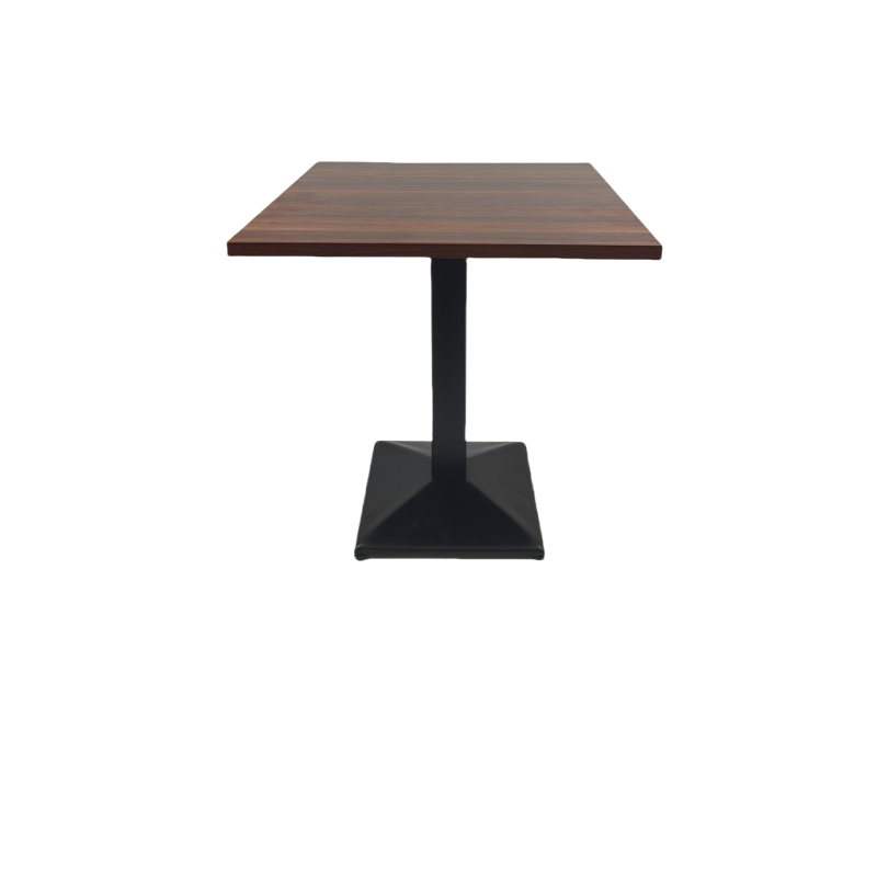 Modern Simple Wooden MDF Dining Table with Metal Home Furniture for Restaurant and Dining Room Includes Dining Chairs