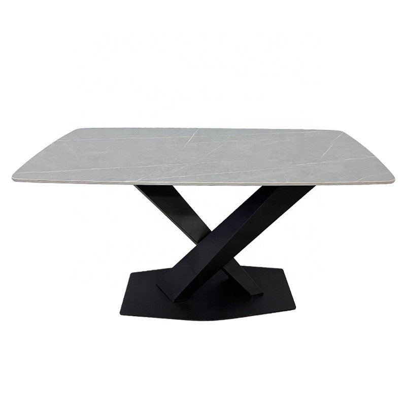 Wholesale Modern Luxury Imported Home Dining Room Furniture Restaurant Ceramic Marble Sintered Stone Dining Table