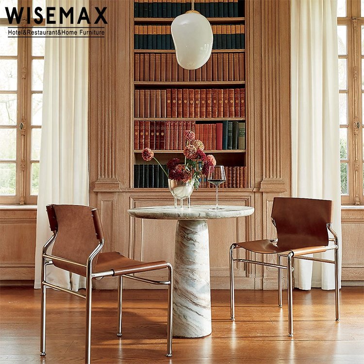 WISEMAX FURNITURE Italian Designs marble dining table luxury round natural marble oval marble table for dining room furniture