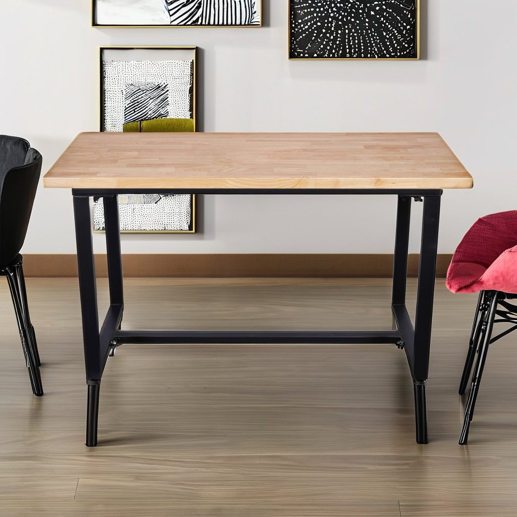 High quality solid wood table top wood cutting table wooden study table and chair set for kids