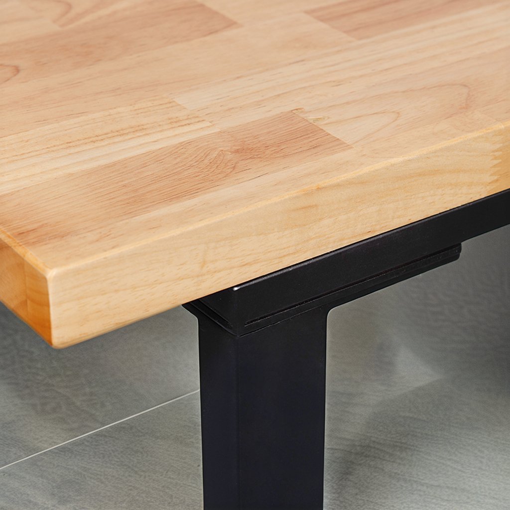 High quality solid wood table top wood cutting table wooden study table and chair set for kids