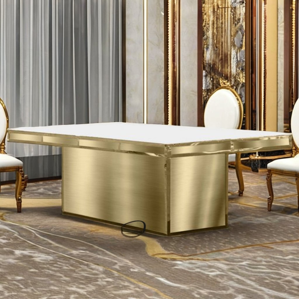 Modern Style LED Light Table with Stainless Steel and Glass for Outdoor Parties Weddings Hotels-New Style Hotel Furniture