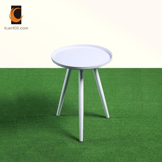 Eclectic Fashionable High End Garden Resistant Round Table Round Metal Decoration Coffee Dining Table