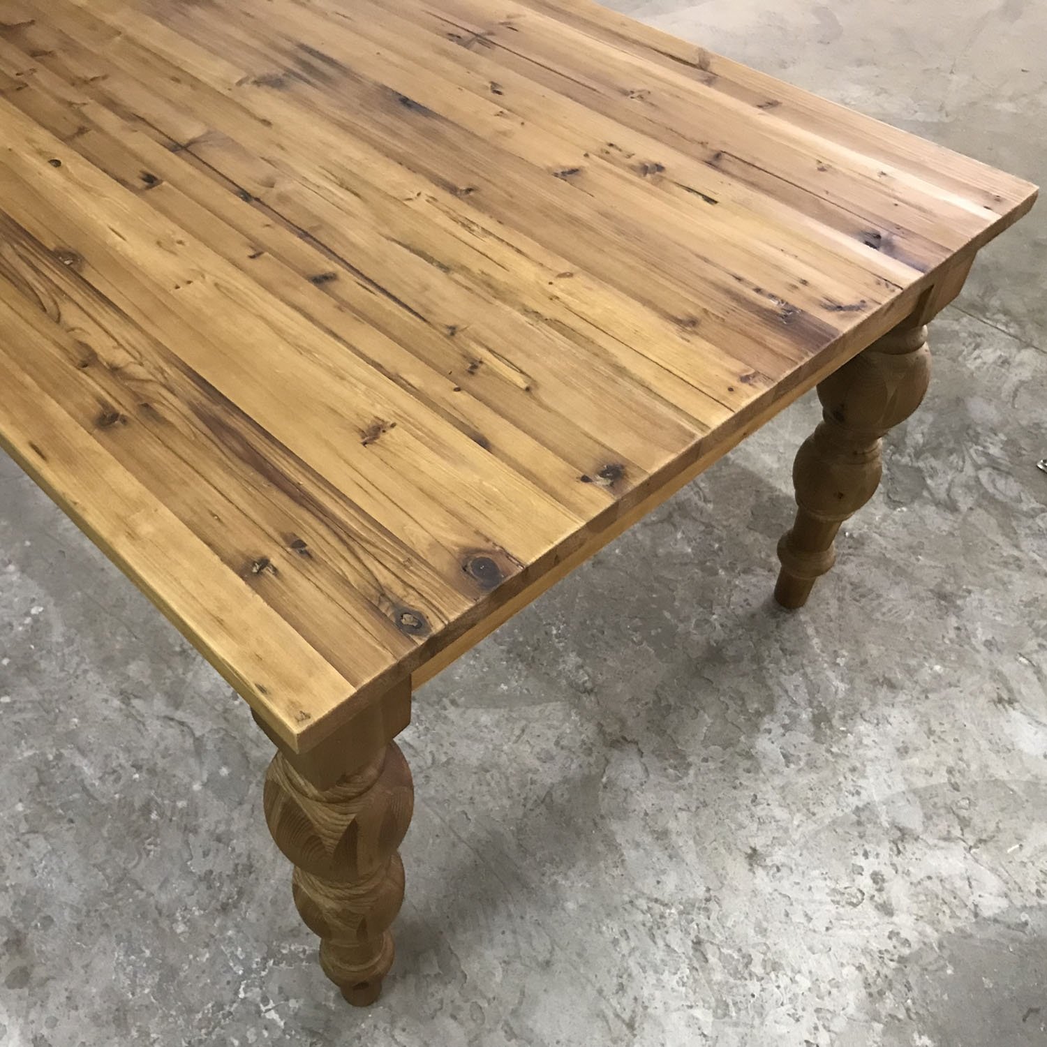 MRS WOODS Reclaimed wood rustic farm table for event wedding