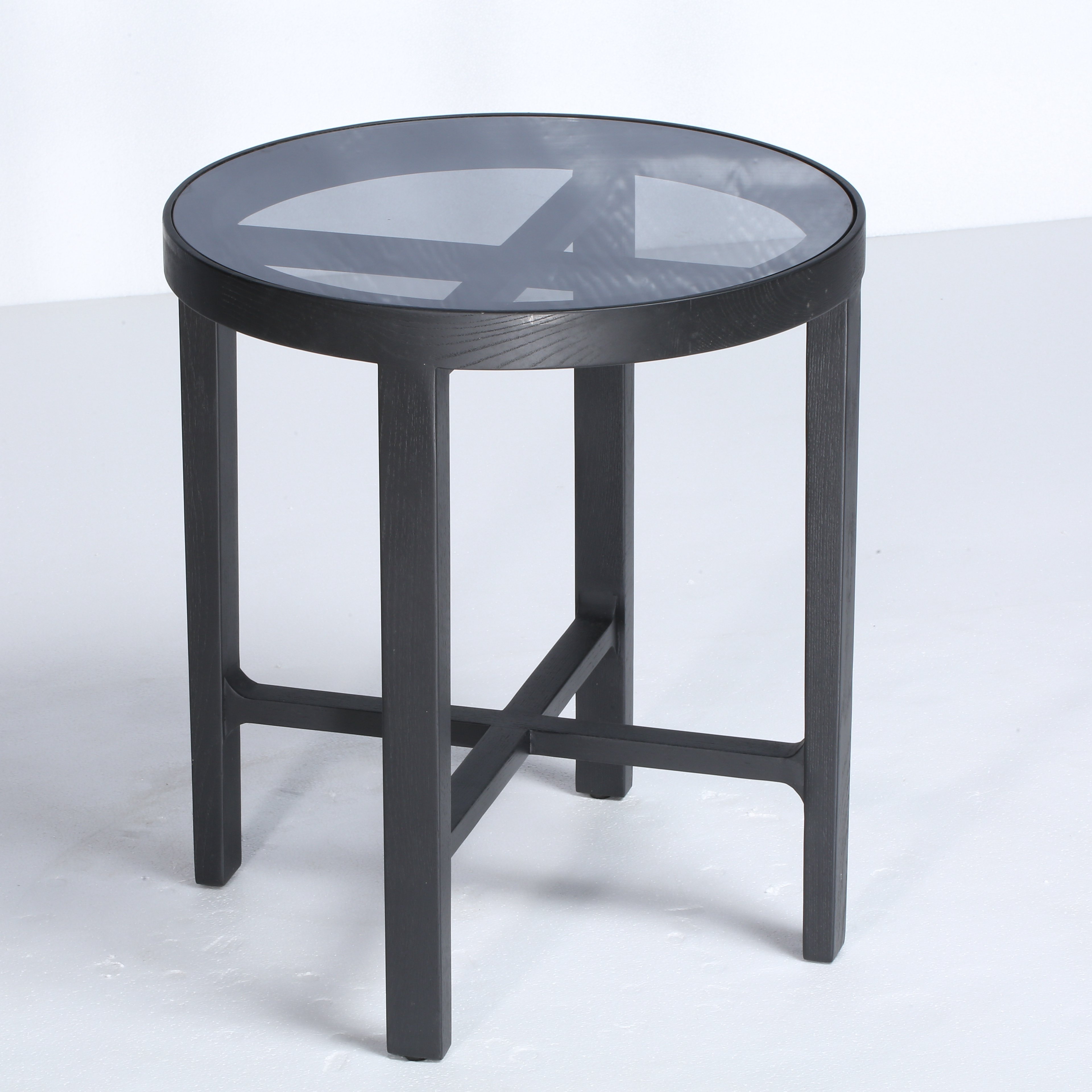 Home Furniture Round Table Dining Room Table Nordic Simple Small Apartment Vintage Round Table with Glass top