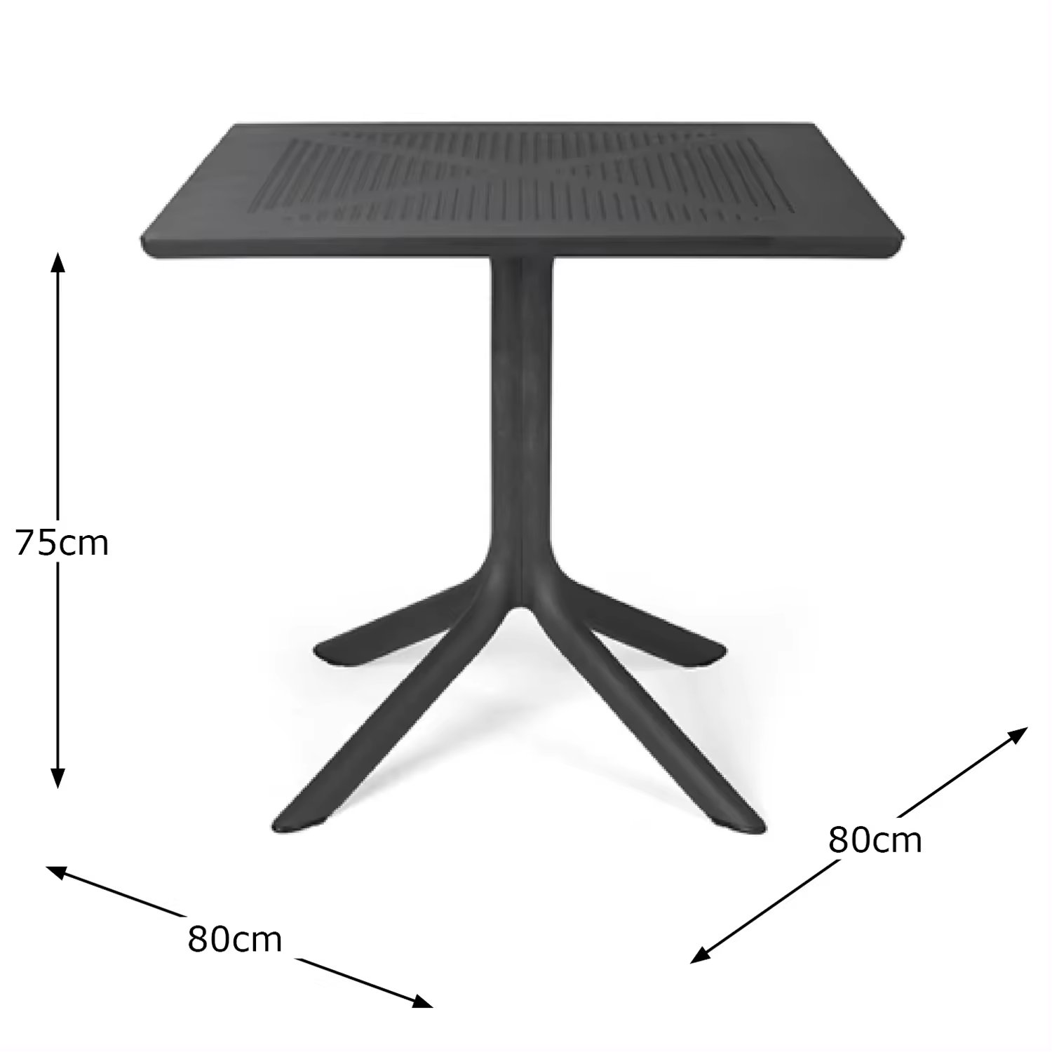 Wholesale PP Dining Table Outdoor Patio Garden Table Open-air Barbecue Table